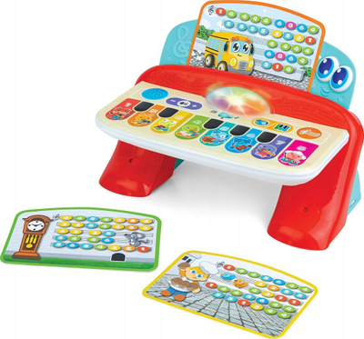 Piano lodër për bebe Baby Piano, me touch sensor, me drita muzikore, shumëngjyrëshe