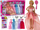 Set kukull Defa Lucy Fashion Girl, 30 cm, me aksesorë dhe fustane, rozë