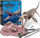 Set gërmimi KidzLabs Dig a Mosasaurus Skeleton, skelet 3D, lodër për mësonjese, me shumë ngjyra