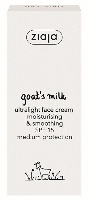 Krem për fytyrë Ziaja Goat's Milk SPF 15, 50 ml
