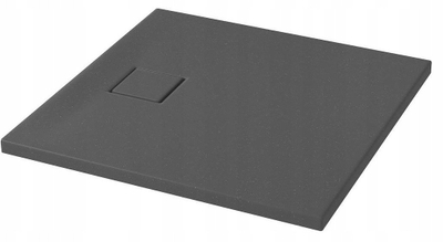Pjatë dushi Cersanit Tako Slim Square, 80x80 cm, 4 cm lartësi, gri mat