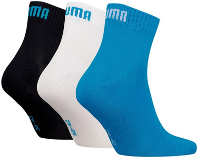 Унисек чорапи Puma Quarter Plain, 3 пара, мешани