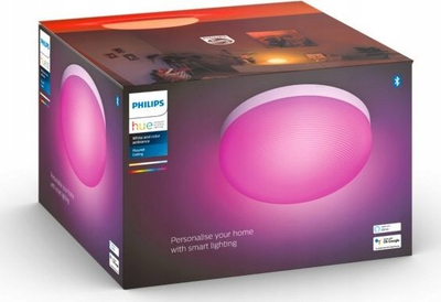 Plafon LED Philips Hue Flourish, 32.5W, Bluetooth, i bardhë