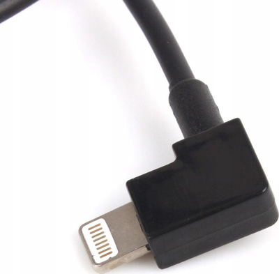 Kabllo USB XREC Lightning, 30 cm, për iPhone DJI, e zezë