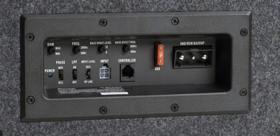 Subwoofer aktiv për makinë Pioneer TS-WX1210AH, 12", me amplifikator, gri e errët