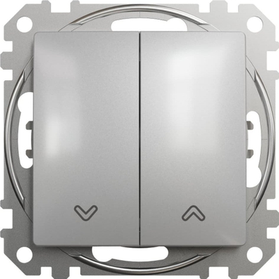 Ndërprerës për roleta Schneider Electric Sedna Design SDD113104, i zhytur, 2300W, argjend alumin