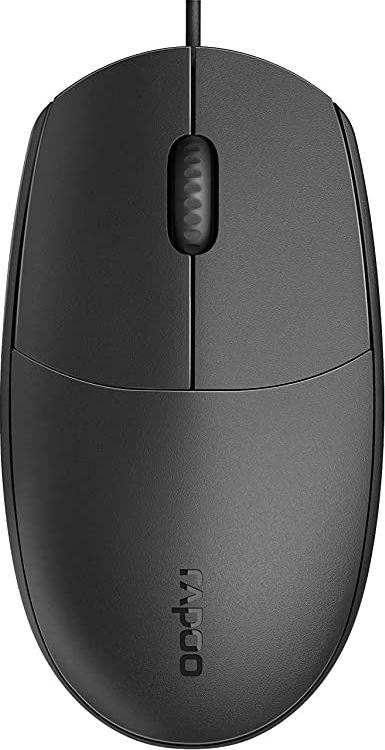 Глушец Rapoo N100, со кабел, USB, црна