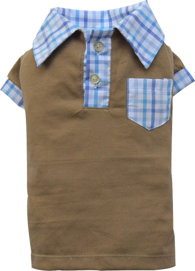 Bluzë për qen Polo DoggyDolly, XL, e kaftë