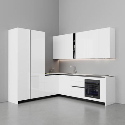 Kuzhinë IMMIGRAND SYSTEMS, Këndore, Bora White