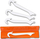 Tehe zëvendësuese Outdoor Edge Razor Gut Hook, 7.6 cm, set 4 copë