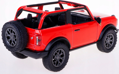 Makina lodër Kinsmart Ford Bronco 2022, 1:34, metalike, e verdhë