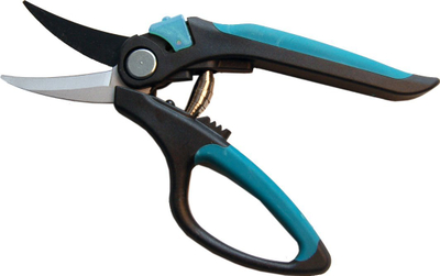 Gërshërë krasitëse Green It Scissor Pruner, 20cm, teh çelik SK-5, zi me blu