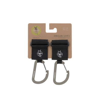 Grepa karroce Lässig Casual, me karabiner, set 2 copë, të zinj