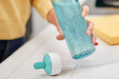 Shishe uji Cool, 500ml, kapak flip up, rozë