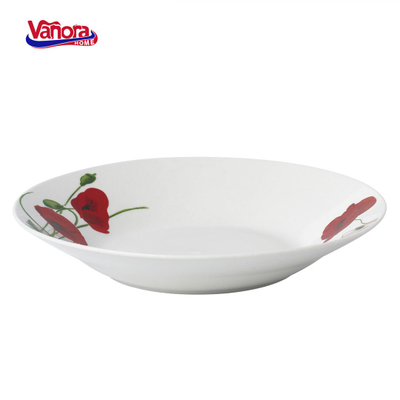 Pjatë e thellë porcelani Vanora Home Reya, 20 cm, e bardhë