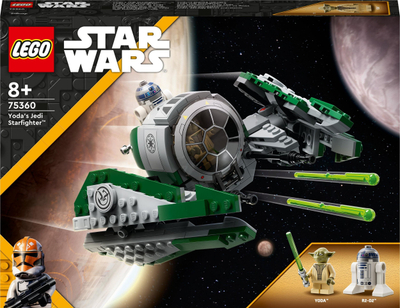 Set LEGO Star Wars Yoda Jedi Starfighter 75360, 253 copa, 8+ vjeç, shumëngjyrësh