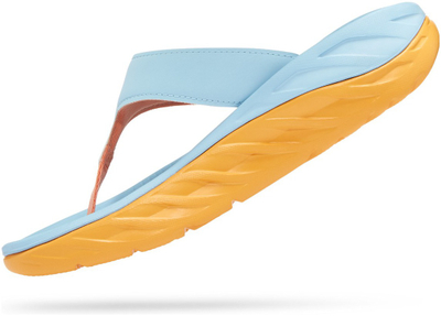 Влечки HOKA Ora Recovery Flip за жени, EVA, опоравување, сино жолто