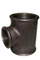 Gyp T lidhës Opal B1 2x5 / 4x2 ", i zi