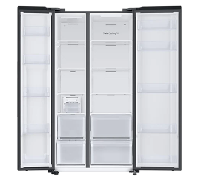 Frigorifer Samsung RS66A8100B1/EF, 652L, SpaceMax ™, F, i hirtë i errët