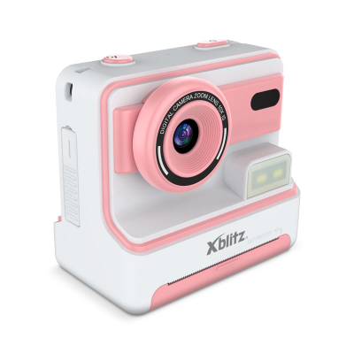 Kamerë instant Xblitz Flash, printer termik, 16GB, rozë