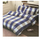 Set Çarçafësh 1.6*2.1m, blu me bardhë. UNIMIKS
