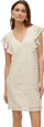 Fustan për femra VERO MODA MAYA FRILL, bezhë