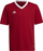 Bluzë sportive për kalamaj Adidas Entrada 22 Jsy Jr H57496, poliestër i riciklum, AeroReady, e kuqe