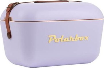 Kuti termike Polarbox Classic, 12L, me rrip krahu, vjollcë me të verdhë