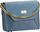 Çantë crossbody Peterson Messenger, lëkurë ekologjike, me zinxhir metalik, blu