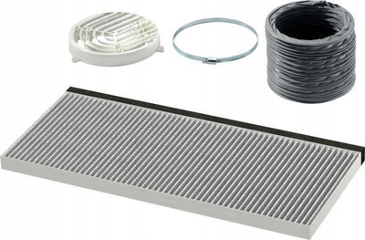 Set ricirkulim Bosch DWZ2IT1I4 CleanAir, për aspirator, standard, gri