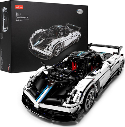 Set me montim makine Pagani Huayra BC Rastar 97910, shkallë 1/8, 2896 pjesë, shumëngjyrësh