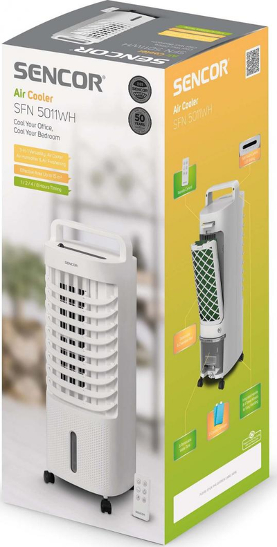 Ventilator Sencor SFN 5011WH, 45W, i bardhë