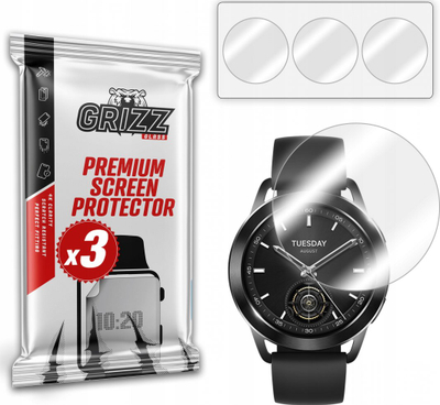 Mbrojtëse ekrani për Xiaomi Watch S3, hidrogel, 3 copa, transparente