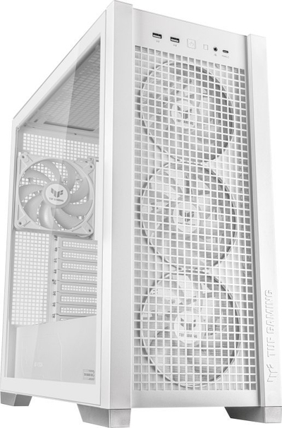 Kuti kompjuteri ASUS TUF Gaming GT302 ARGB, MIDI Tower, ATX, e bardhë