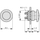 Buton Eaton M22-DRP-R, 216745, i kuq