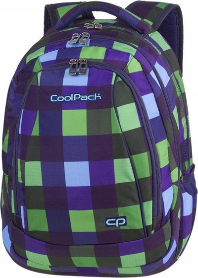 Çantë shkolle CoolPack Combo Criss Cross 82126CP, 2 në 1, 3 ndarje, shumëngjyrëshe