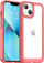 Mbrojtëse telefoni Hurtel Outer Space Case për iPhone 14, kornizë xheli TPU, pjesë mbrapa e fortë, e kuqe
