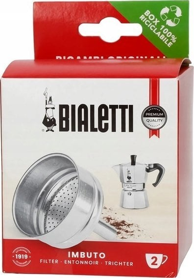 Gyp filtrues për xhezve Bialetti 2 Cup, alumini, për 2 filxhanë