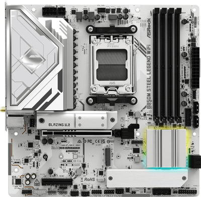 Матична плоча Asrock B850M Steel Legend WiFi, AMD AM5, DDR5, Micro ATX