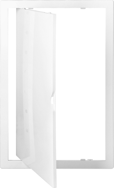 Derë inspektuese plastike Virone, 25x40 cm, e bardhë