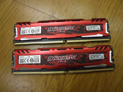 RAM Crucial Ballistix Sport, 16GB DDR4 3000MHz, për kompjuter tavoline, i kuq