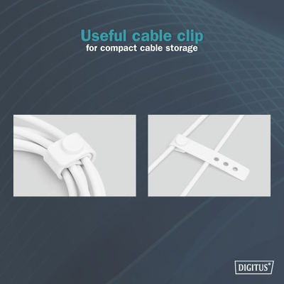 Kabllo USB Digitus AK-300340-020-W, USB-A në USB-C, 2 m, e bardhë