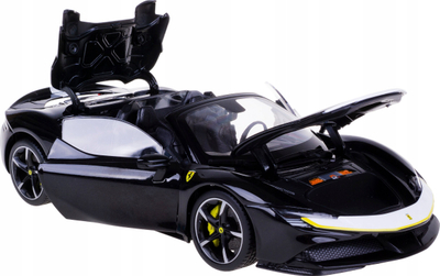 Maket makine BBurago Ferrari SF90 Stradale 2019, shkalla 1:18, metal, e zezë