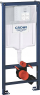 Kornizë e fshehtë WC Grohe Rapid SL Set 2 në 1, çelik, kazan 6/3L, blu e bardhë