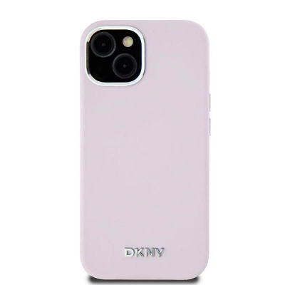 Futrollë DKNY Liquid Silicone MagSafe për iPhone 15 Plus 14 Plus 6.7", hardcase, rozë