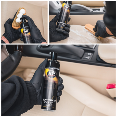 K2 SOFRANO FOAM PRO 200ml Leather cleansing and care foam