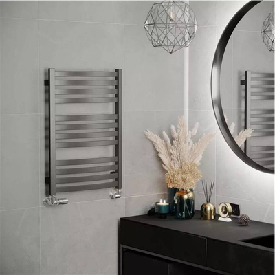 Ngrohës peshqirësh Terma Towel Rail D01, 710x500 mm, gur steatit, grafit