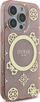 Mbulesë telefoni Guess IML Peony 4G MagSafe për iPhone 16 Pro 6.3", rozë
