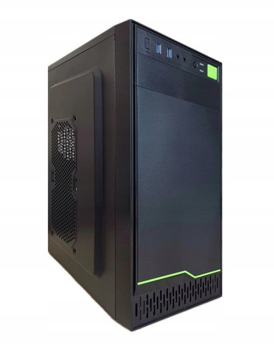 Kuti komjutri Eurocase ML N6-500B, MIDI Tower, pa furnizim energjie, e zezë