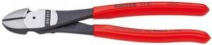 Këmbëza prerëse Knipex KN 74 01 200, 200mm, leva e fortë, shumëngjyrëshe